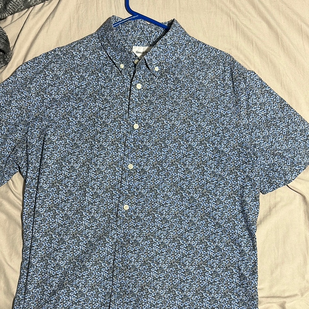 Goodfellow & Co Blue Casual Button Down Shirt